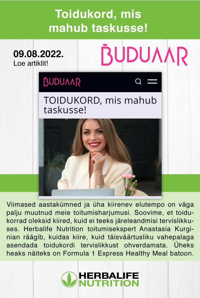 Toidukord, mis mahub taskusse!