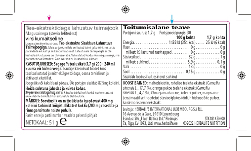 Lahustuv taimejook virsiku maitsega (51 g)