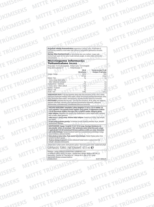 Растительный напиток Алоэ Классический